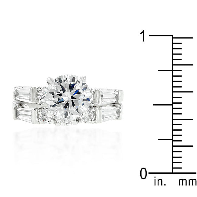 Engagement Set with Large Center Stone-1
