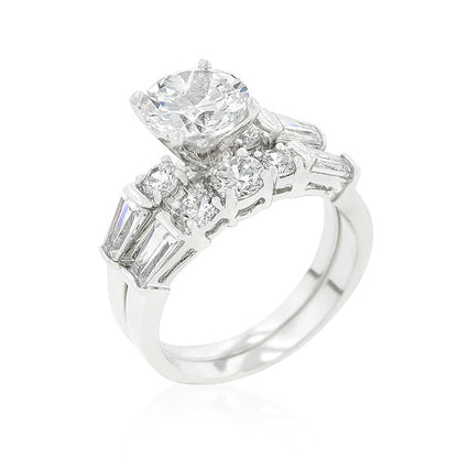 Engagement Set with Large Center Stone-2