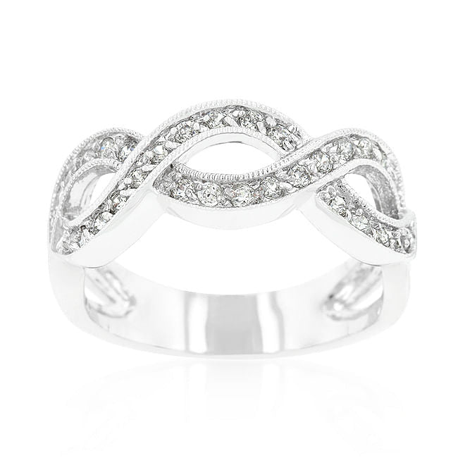 Cubic Zirconia Infinity Band-1