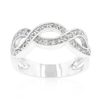 Cubic Zirconia Infinity Band-1
