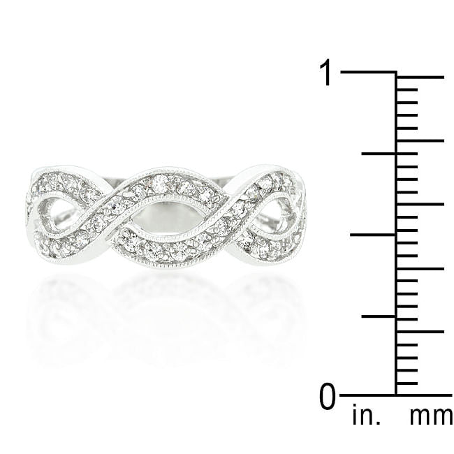 Cubic Zirconia Infinity Band-2