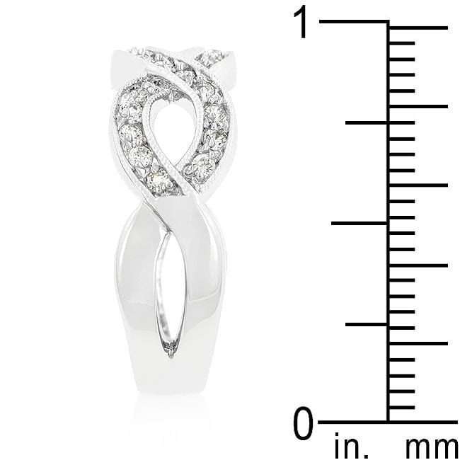Cubic Zirconia Infinity Band-3