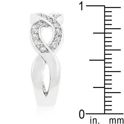 Cubic Zirconia Infinity Band-3