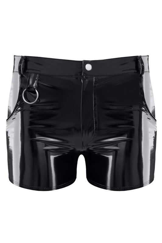 Herren PVC Shorts RMFabianoPVC schwarz - 2XL-0