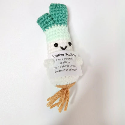 Handmade Wool Crocheted Funny Expression Bag Pendant