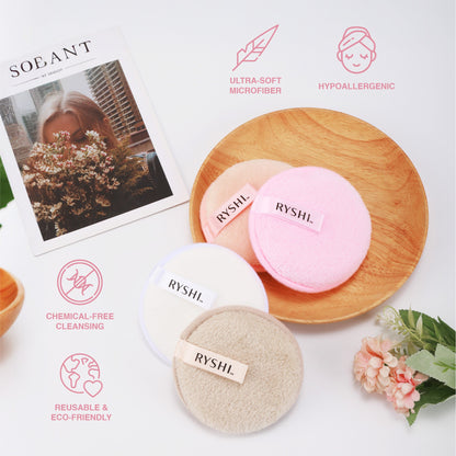 Flawless Blend & Clean Bundle: Finger Beauty Blenders + Reusable Makeup Remover Cloths-3