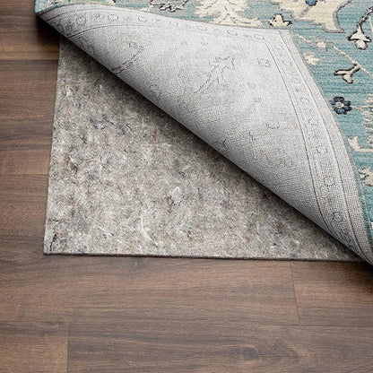 LoomBloom Set of 5 and 10 - 3x5 Dual Surface Felt & Rubber Non-Slip Backing Rug Pad-0