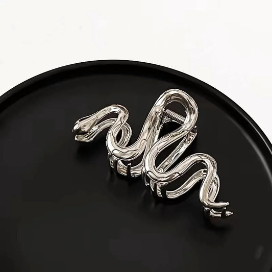 Slytherin Silver Serpent Barrettes