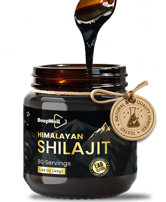 BeepWell Himalayan Shilajit Resin – Mineral-Rich Resin with Fulvic Acid – 1.40 oz – Approx. 80 Servings-0