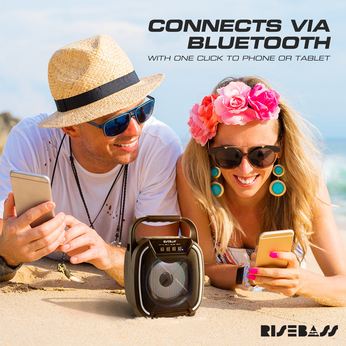 8-inch Wireless Bluetooth Speaker w/ TWS Function-1