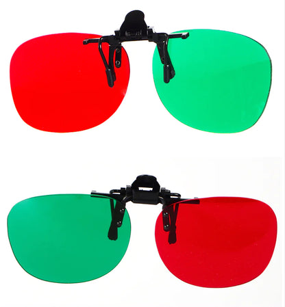 Color Blind Glasses with Clip-On Frames for Nearsightedness