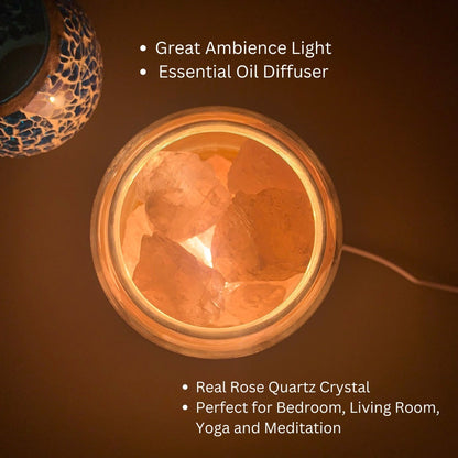 AURORA Crystal Light | Essential Oil Diffusing | Natural Quartz 500g | Power of Healing-1