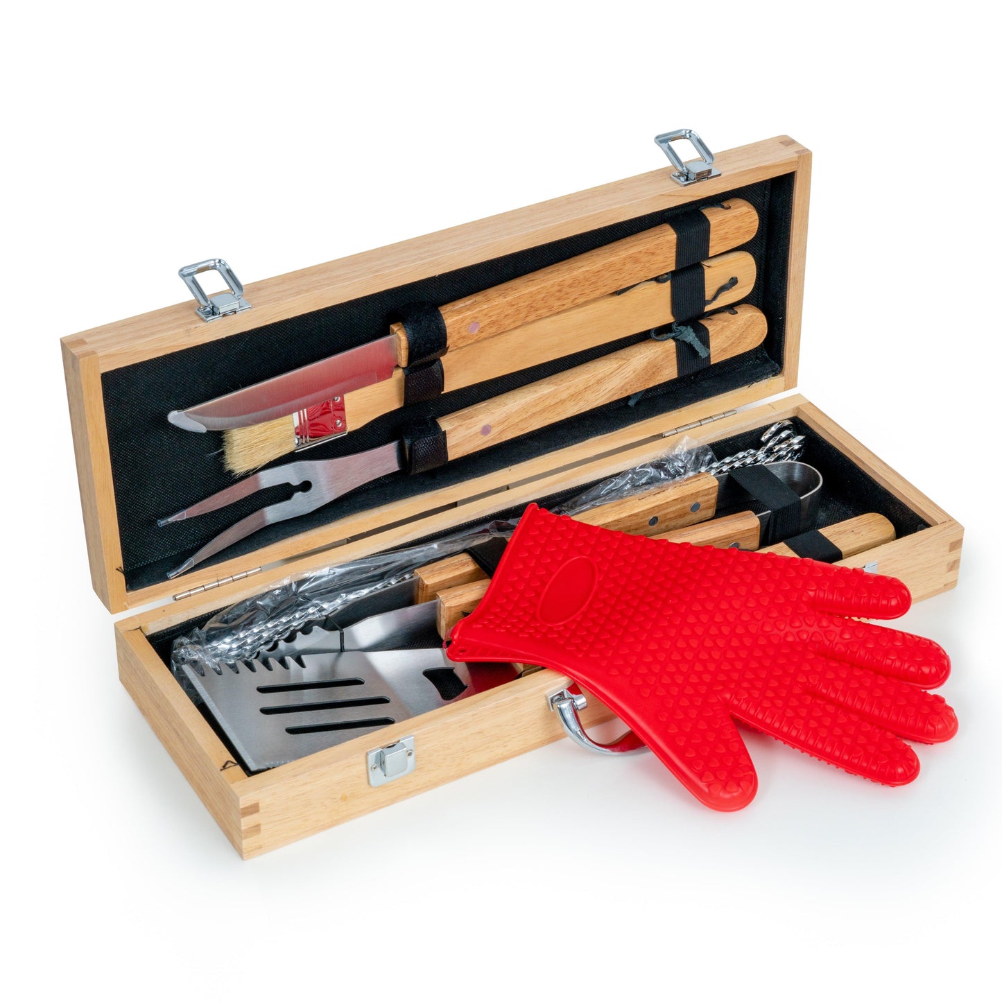 BBQ Grill Set with Case-0