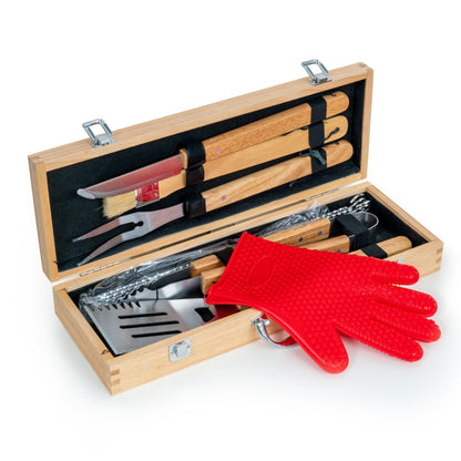 BBQ Grill Set with Case-0