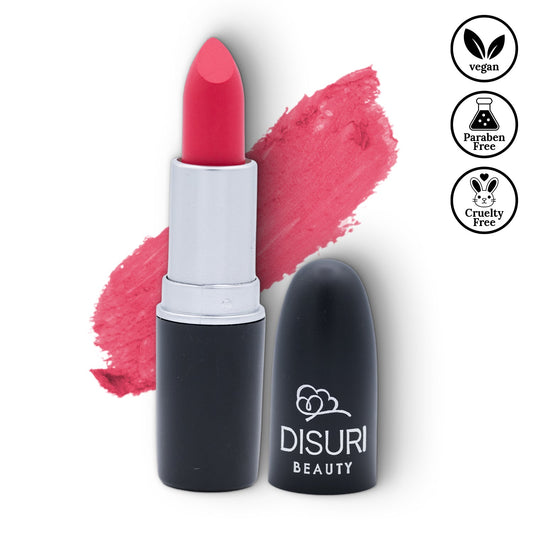 DISURI Beauty Vegan & Cruelty-Free Matte Bullet Lipstick - Ruby Fever #06-0