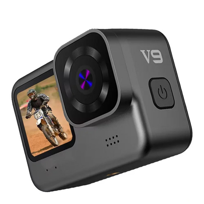 5K Action Camera Dual Screen 60FPS 4K Sports Cam Black-0