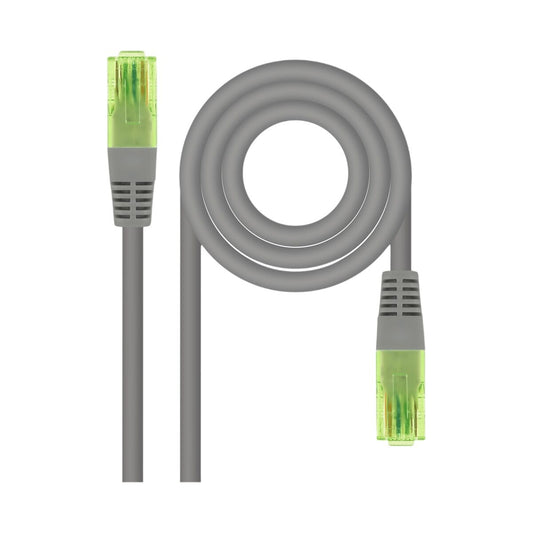 Category 6 Hard UTP RJ45 Cable NANOCABLE AWG26 Grey 15 m-0