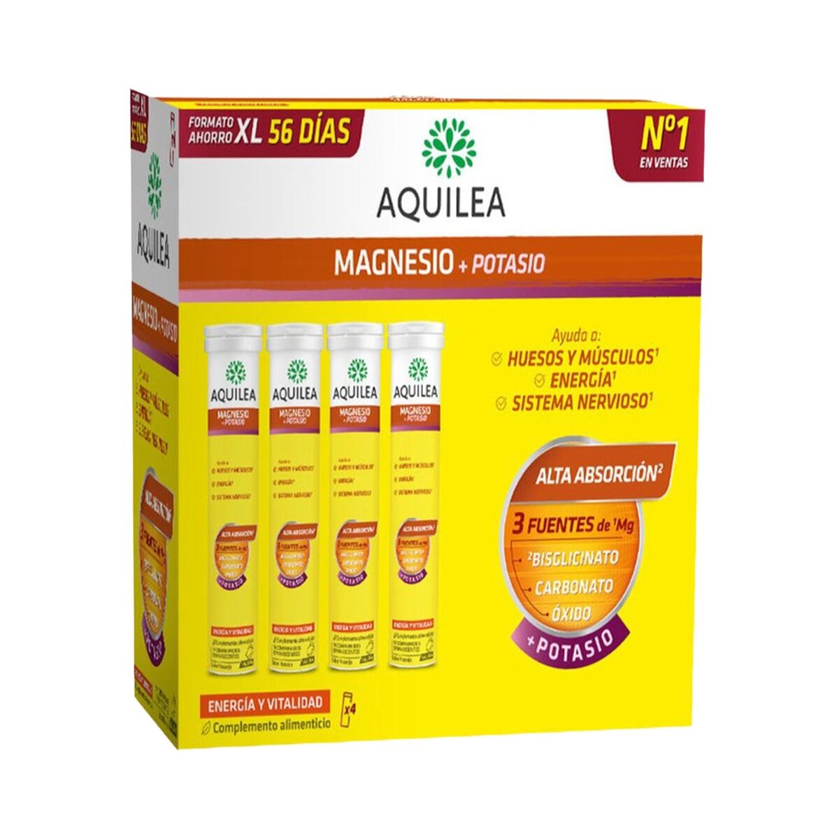 Magnesium Aquilea Aquilea Potassium 56 Units-1