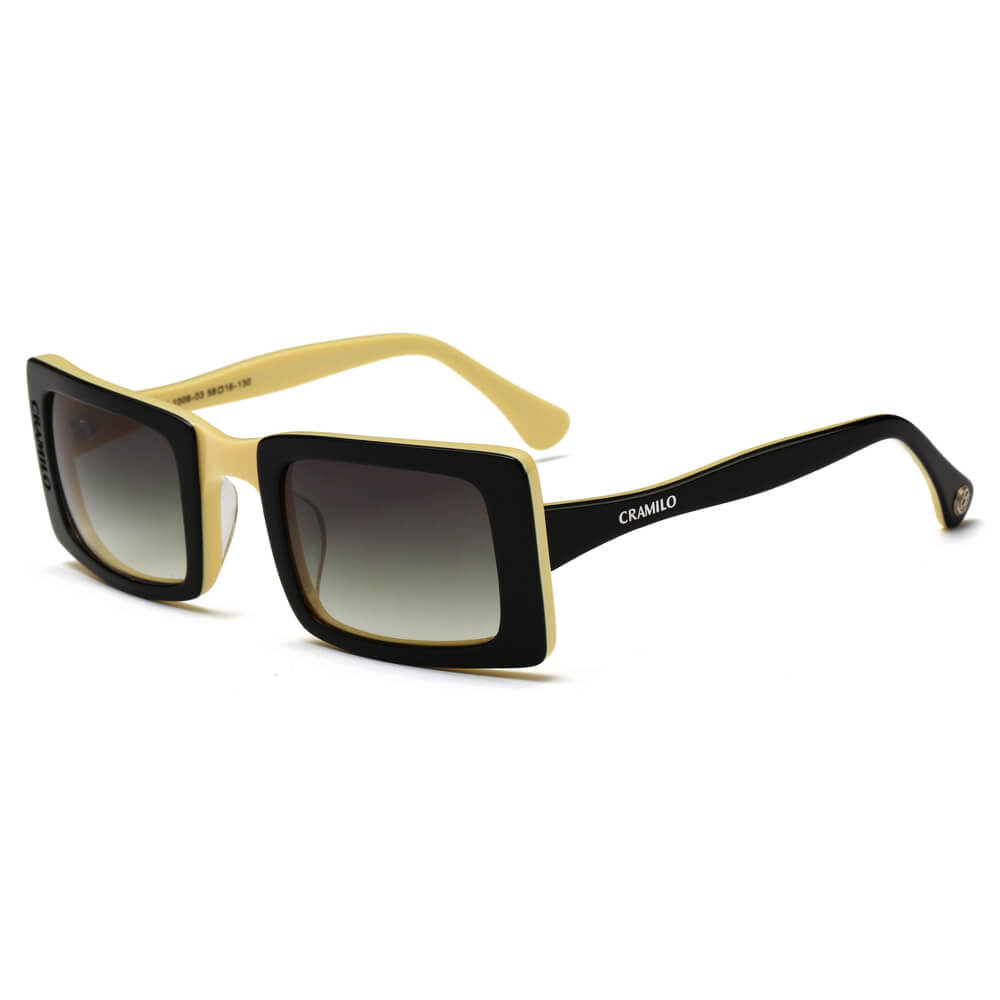 DAYTON | Unique Futuristic Unisex Postmodern Rectangle Square Sunglasses-7