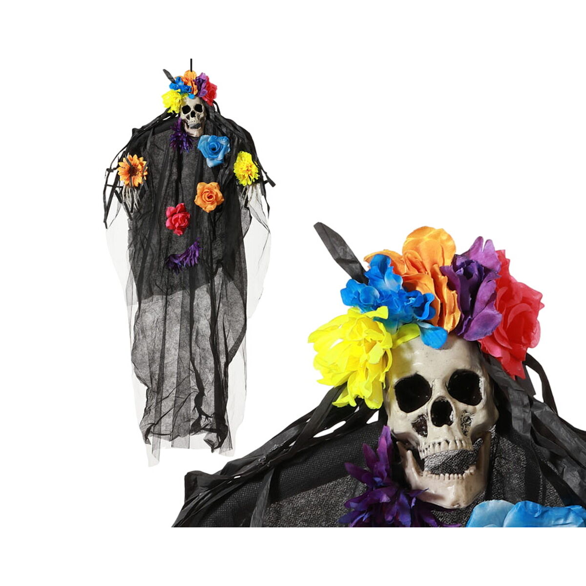Halloween Decorations Mexican Woman 100 cm-0