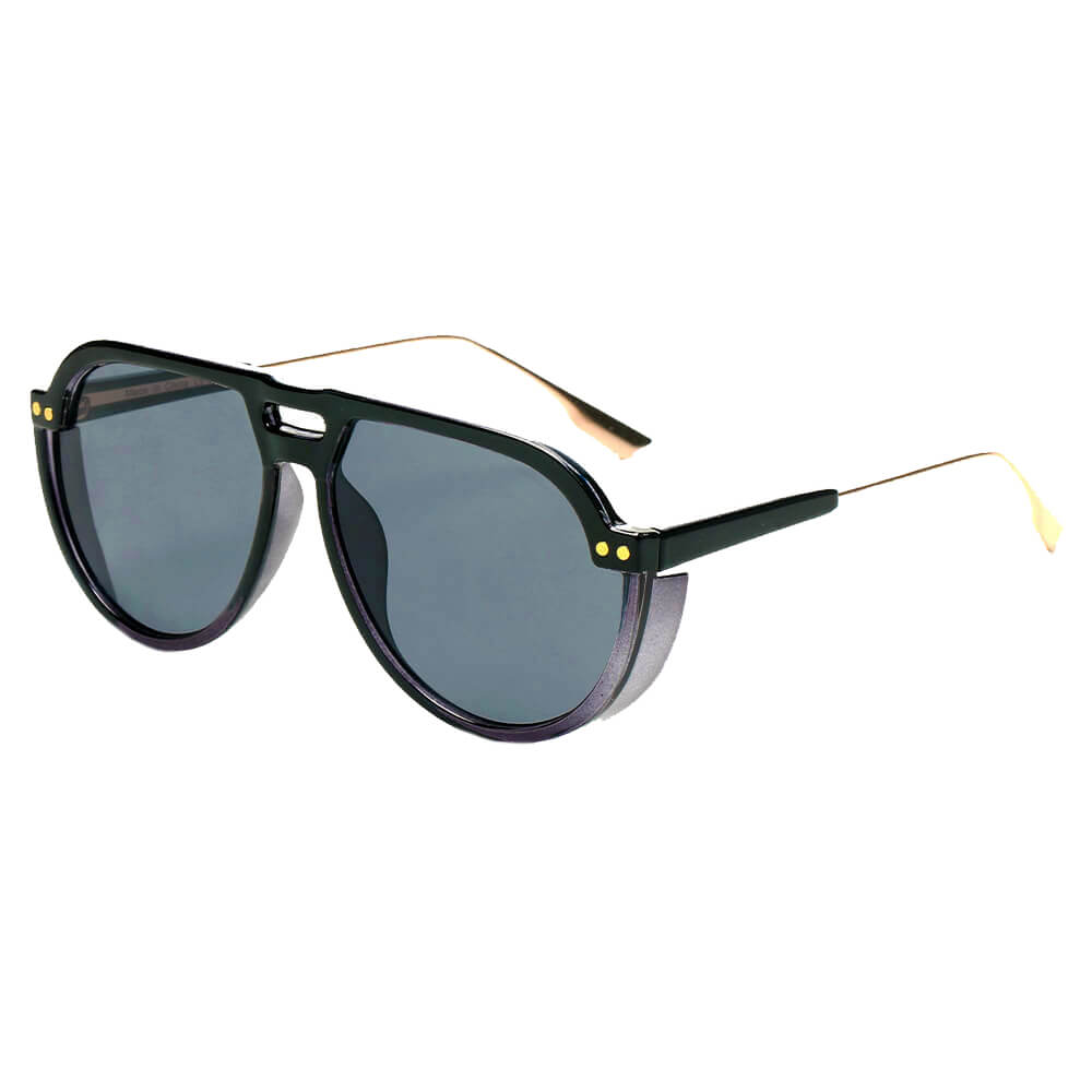 KRAKOW - Modern Round Carrera Style Aviator Fashion Sunglasses-0