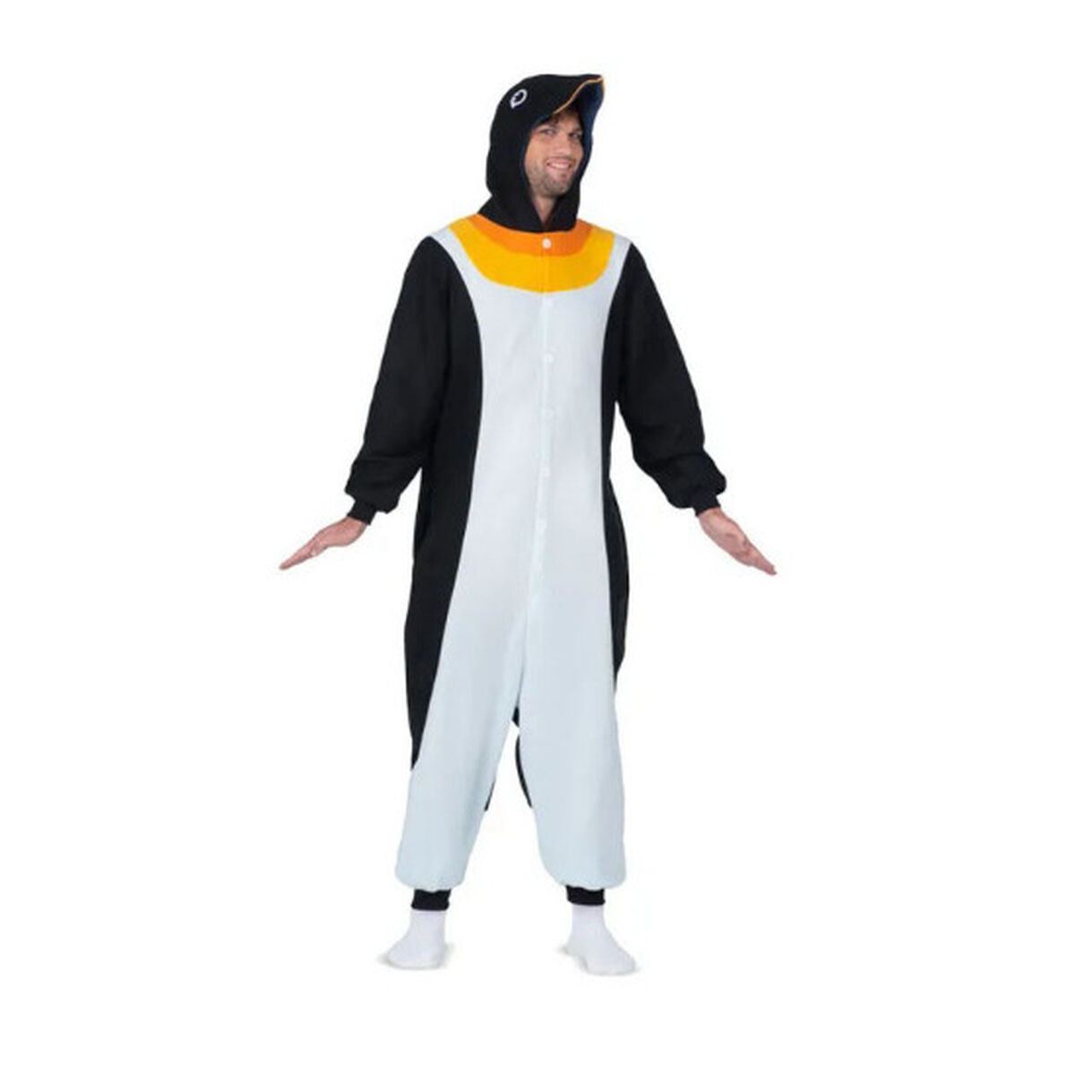 Costume for Adults My Other Me 2 Pieces Penguin Black-0