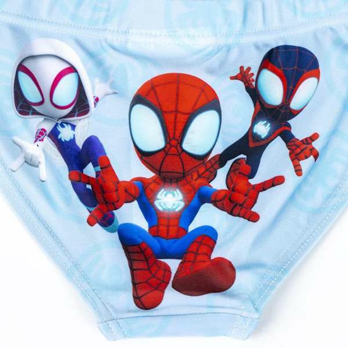 Children’s Bathing Costume Spidey Light Blue-3