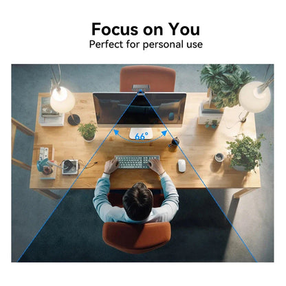 4K USB Mini Webcam with Sony Sensor Autofocus Black-4