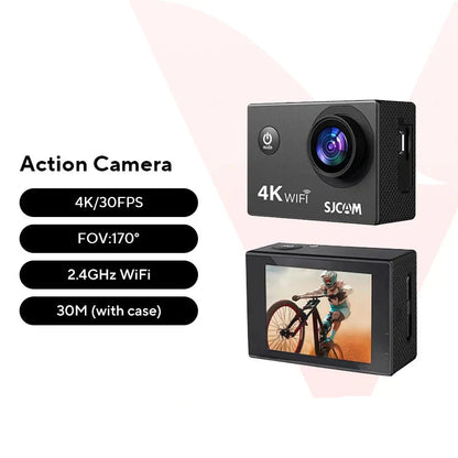 4K Action Camera 30M Waterproof Sports Cam Balck-1