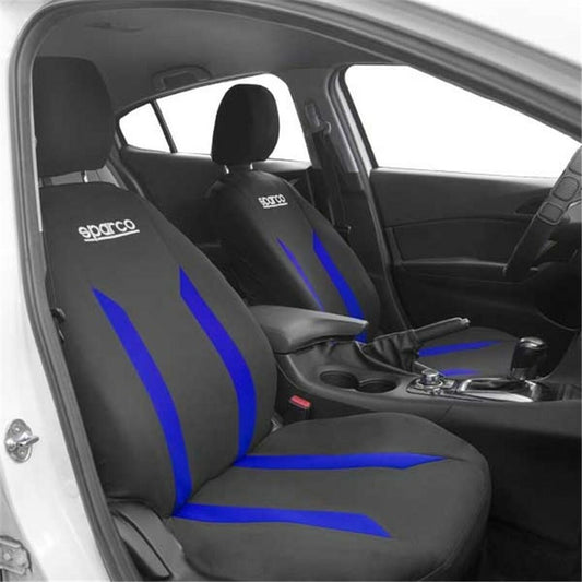 Car Seat Covers Sparco Sabbia Black/Blue-0