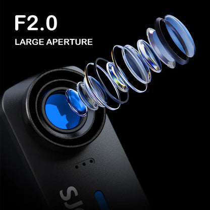 4K Action Camera EIS Stabilization Black-2