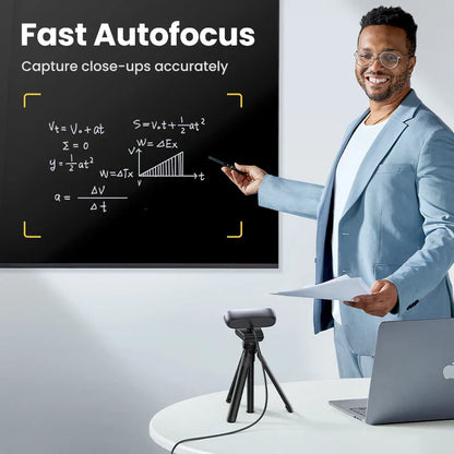 2K USB Webcam HD Mini Web Camera with Autofocus Black-4