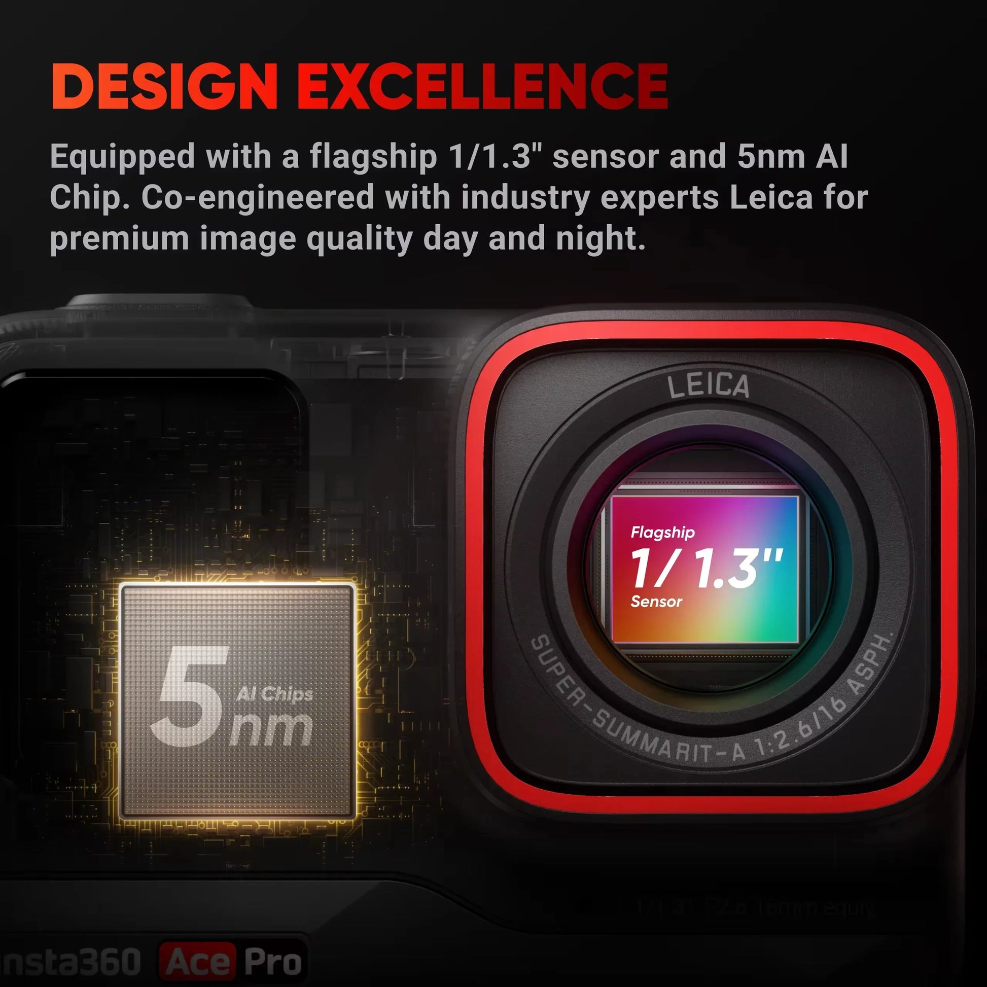 4K Action Camera Sensor Dual Stabilization Black-1