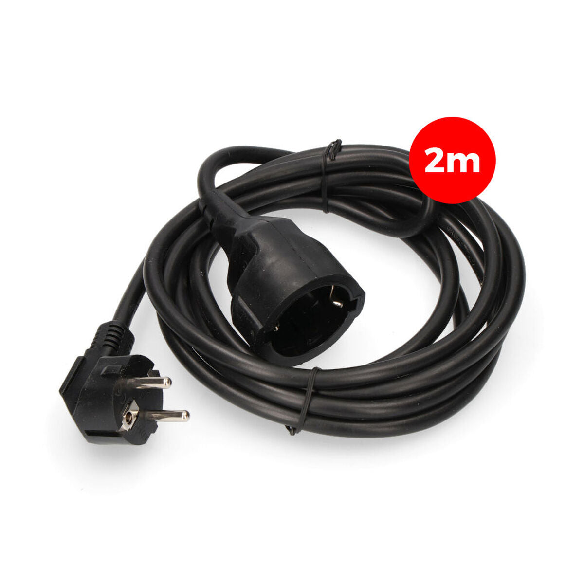 Extension Lead EDM 23211 Black 2 m-0