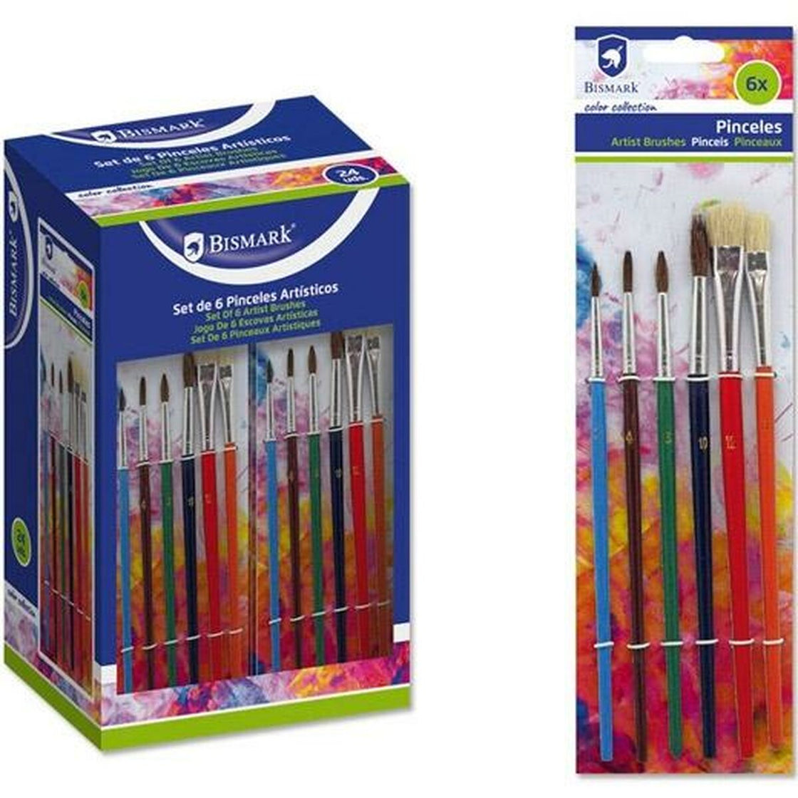 Paintbrushes Bismark Multicolour (24 Units)-2