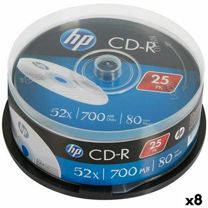 CD-R HP 700 MB 52x (8 Units)-0