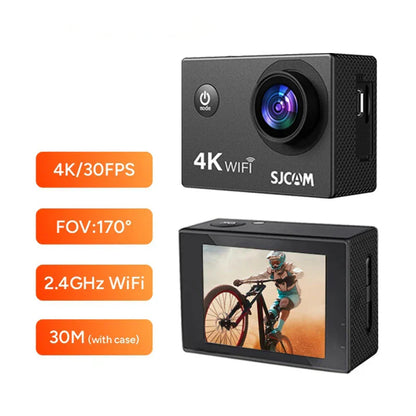 4K Ultra HD Action Camera 30M Waterproof Black-1