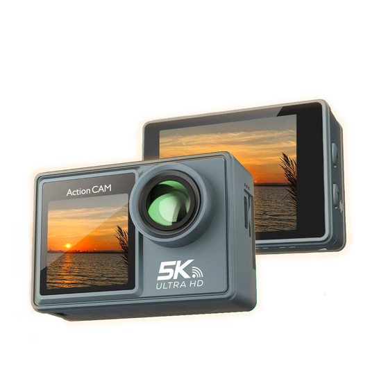 5K Ultra HD Action Camera with Electronic Stabilization Grey-0