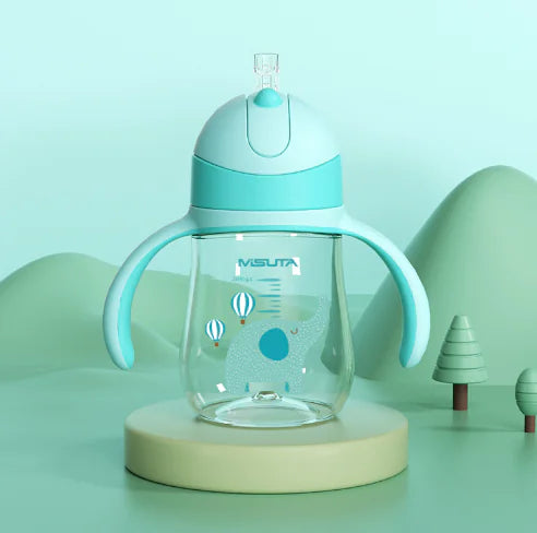 Children's Dual-Use Duckbill Straws Learning Cups