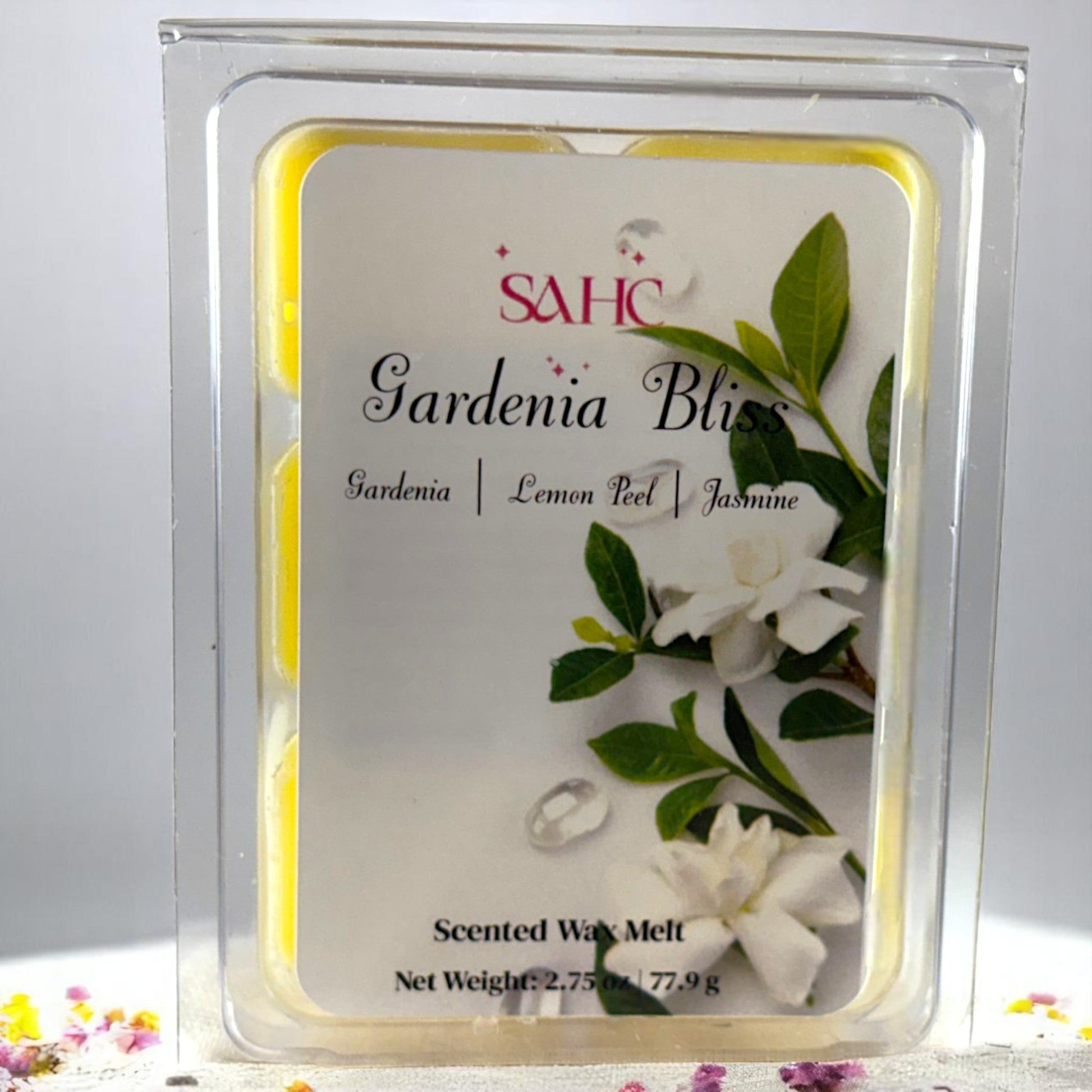 Gardenia and Jasmine Scented Wax Melt-1