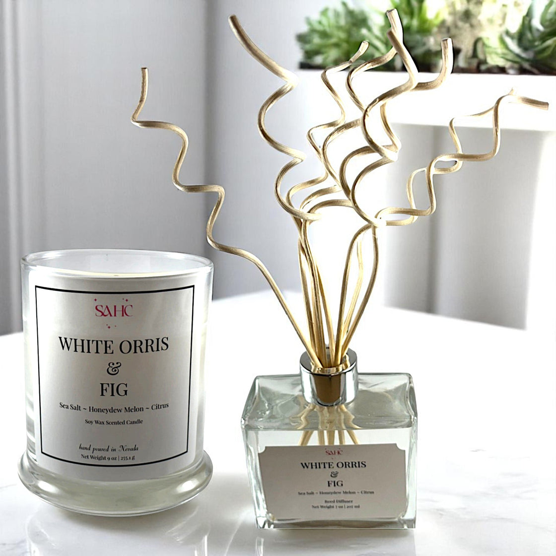 White Orris & Fig Reed Diffuser-3
