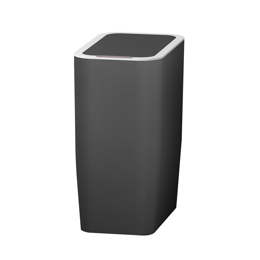 NNEDSZ 9L Motion Sensor Bin Rubbish Automatic Ash Black-0
