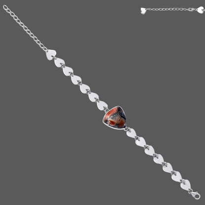 Heart - Natural Tabu Jasper Bracelet B-1044 SDB4713-3