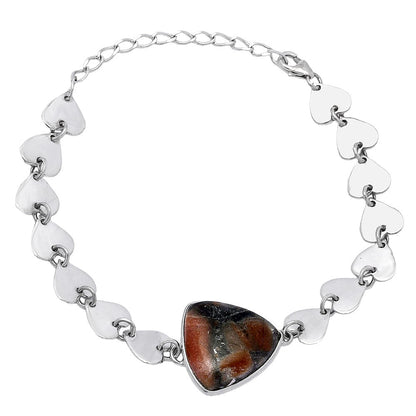 Heart - Natural Tabu Jasper Bracelet B-1044 SDB4713-2