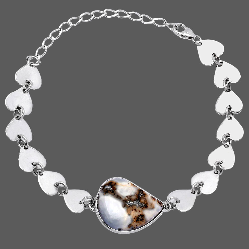 Heart - Maligano Jasper - Indonesia Bracelet B-1044 SDB4729-1