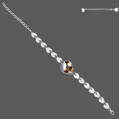 Heart - Maligano Jasper - Indonesia Bracelet B-1044 SDB4729-3