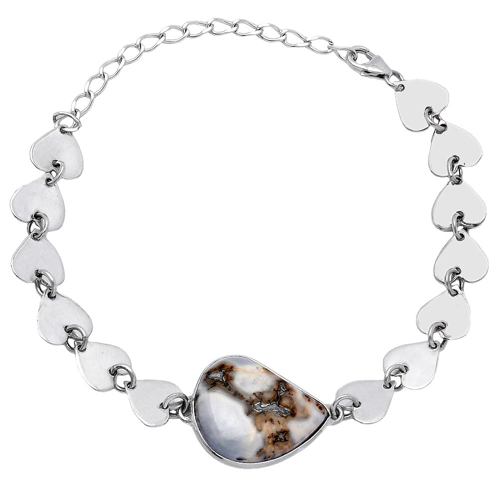 Heart - Maligano Jasper - Indonesia Bracelet B-1044 SDB4729-2