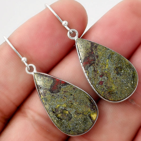 Dragon Blood Stone - South Africa Earrings E-1001 SDE50981-0