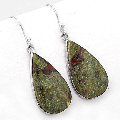 Dragon Blood Stone - South Africa Earrings E-1001 SDE50981-2