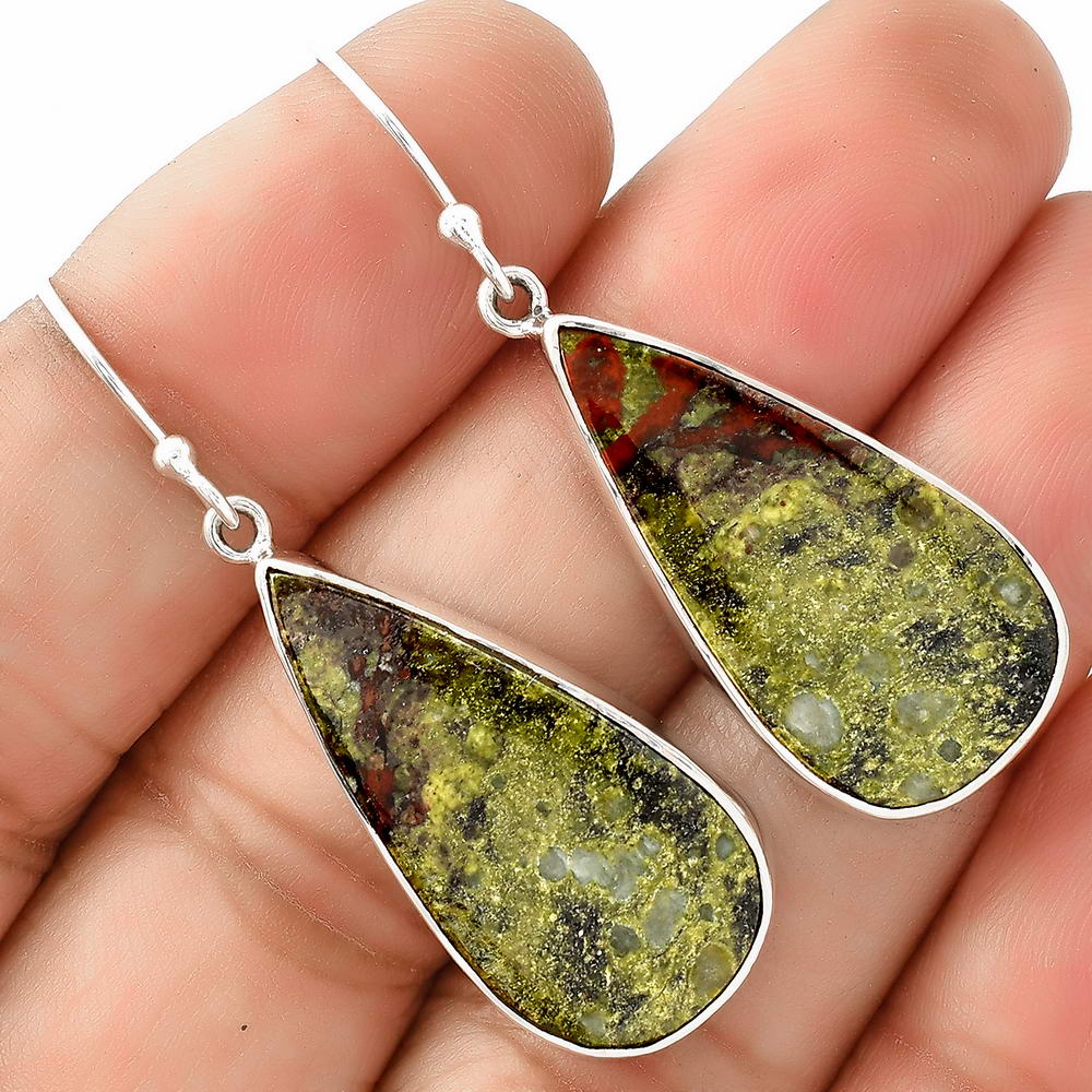 Dragon Blood Stone - South Africa Earrings E-1001 SDE68784-0